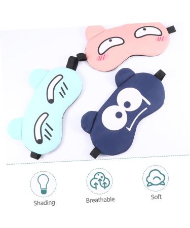 Beaupretty Silk Eye Mask Set - Travel Eye Cover for Men and Women - 4 Pcs Eye Shield Blindfold Kit - Buy Online on GoSupps.com