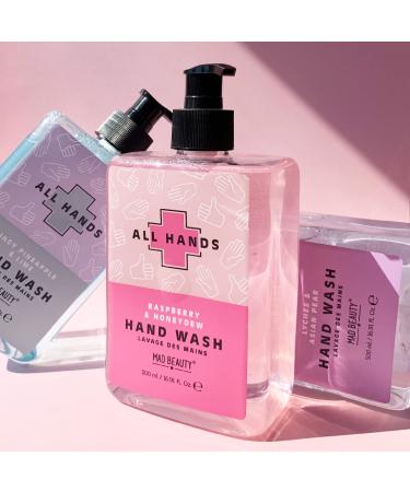 Shop MAD Beauty All Hands Hand Wash 500ml - Raspberry & Honeydew Hydrating Gel Soap for All Skin Types - Buy Online on GoSupps.com
