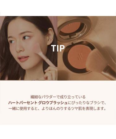 Heart Percent Angled Blush Brush - Professional Makeup Tool for Flawless Sculpting & Easy Application | International Shipping Available - Buy Online on GoSupps.com