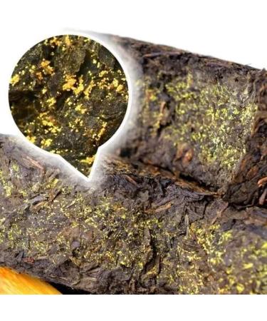 HELLOYOUNG 1000g Th noir chinois Anhua Fleur d'or Th en brique Fuzhuan techniques traditionnelles arri re-go t sucr longue dur e - Buy Online on GoSupps.com