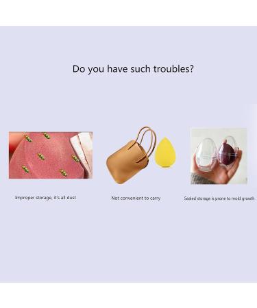 Silicone Makeup Sponge Storage Bag Protects Your Tools Suitable For Makeup - Buy Online on GoSupps.com