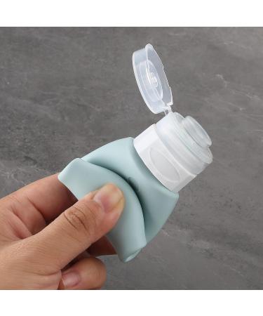 Gemice Travel Bottles - TSA Approved Leak-Proof BPA-Free Travel Container for Shampoo & Lotion - Refillable Gray Liquid Accessories - Buy Online on GoSupps.com