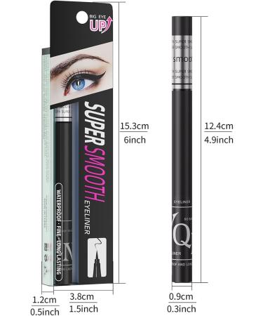 Eyeliner Pencil HOUSN Professional Makeup Eyeliner Black Eyeliner Pen Waterproof Eyeliner Pen Liquid Eyeliner Pencil Matte Liquid Eyeliner Felt Tip with Ultra-Precise Tip Quick Drying - Buy Online on GoSupps.com
