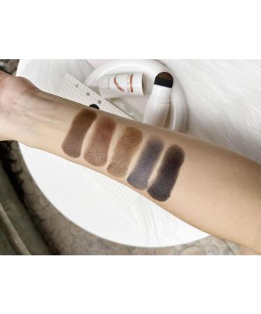 Stamp Eyebrow Powder 10 Reusable Stencils Waterproof Eyebrows (03) - Buy Online on GoSupps.com