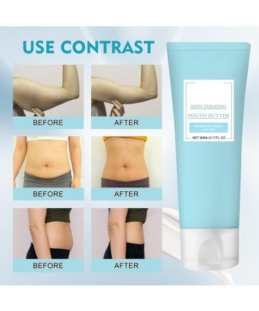 2 x Luxelift Skin Firming Youth Butter Luxelift Skin Firming Cream Firming Cream for Loose Skin Moisturizes Skin and Improves Fine Lines for Body Face Neck - Buy Online on GoSupps.com