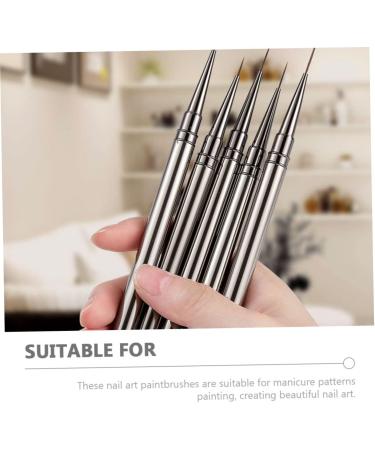 Mikinona Nail Art Drawing Pen Nail Painting Brush Nail Art Pen Manicure Tools Nail Design Brush Nail Pens Nail Art Liner Pens Nails Brush Pen Manicure Drawing Tool Thin Nail Art Brush 18x1cm As Shown - Buy Online on GoSupps.com