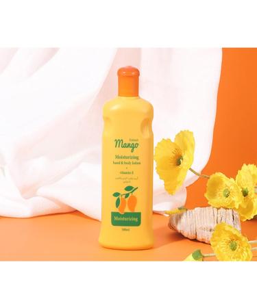 Mango Body Lotion Ultra Hydrating & Nourishing Daily Moisturizer with Vitamin E for Deeply Repairs Dry Rough Skin Long-Lasting Smoothness Non-Greasy Fast-Absorbing Formula for All Skin Types 10.58 oz - Buy Online on GoSupps.com