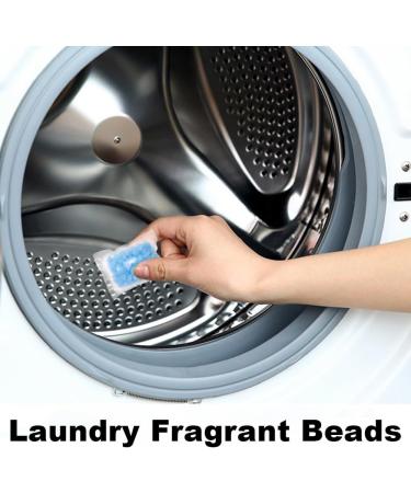 SOBW 100Pcs Fragrance Booster Beads Anti Static Washing Clothes Fragrance Beads Lasting Household Cleaning Tools Blue - Buy Online on GoSupps.com