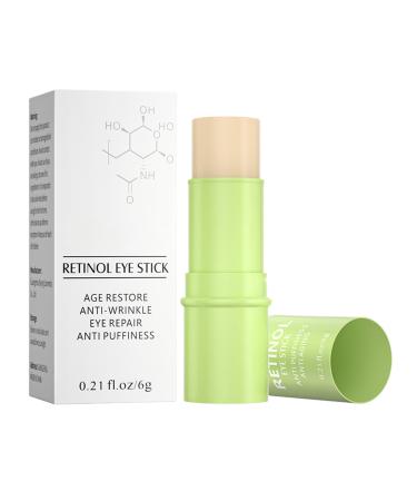 Retinol Eye Cream Stick | Eye Balm Stick | 0.21 fl. Jingan Advanced Lightweight Hydrating Retinol Eye Cream Stick for Dark Circles and Puffiness