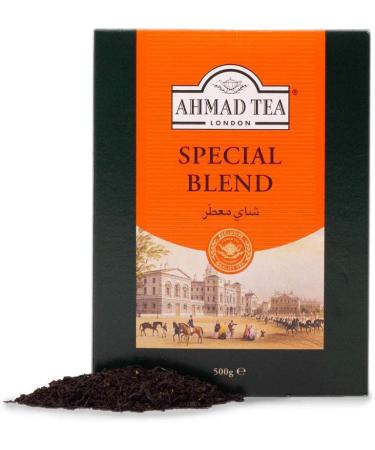 Ahmad Tea Special Blend - Schwarzer Tee mit Bergamotte - Spezialmischung Assam & Ceylon - Lose - 500g - Buy Online on GoSupps.com