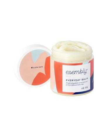 Esembly Everyday Balm, Organic Diaper Balm for Delicate Baby Skin, Diaper Rash Prevention, Multiple Uses Including Nipple Cream, Cradle Cap, Dry and Chapped Skin, Made in USA, 4oz