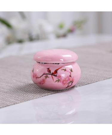 Miaija Nail Art Cup Porcelain Dappen Dish with Lid Nail Supplies Nail Liquid Bowl Manicure Ceramic Cup - Buy Online on GoSupps.com
