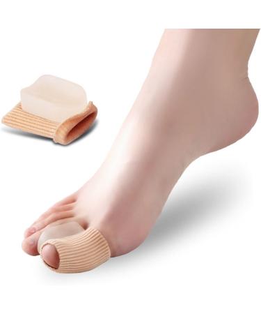 2PCS Gel Silicone Toe Bunion Straightener Separator - Corrector Cushion - Buy Online on GoSupps.com