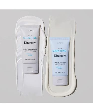 Etude Soonjung Director's Mineral Sunscreen 50ml - Non-nano Physical Sun Cream with Centella Asiatica Extract - Vegan K-Beauty Choice - Buy Online on GoSupps.com