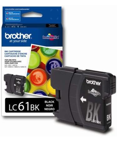 Brother Genuine LC61BK Ink Cartridge - Black 2 Pack + Brother LC61BKS Genuine Ink Cartridge (Black) Printer + Ink Cartridge (Black) - Buy Online on GoSupps.com