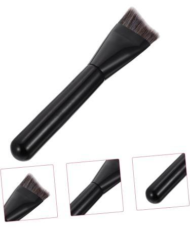 DOITOOL 1 Pc Makeup Brush Foundation Brush for Powder Makeup V-shaped Fixed-point Contouring Brush Bright Black Contouring Brush Black Makeup Bionic Fur The Brush Delicate - Buy Online on GoSupps.com