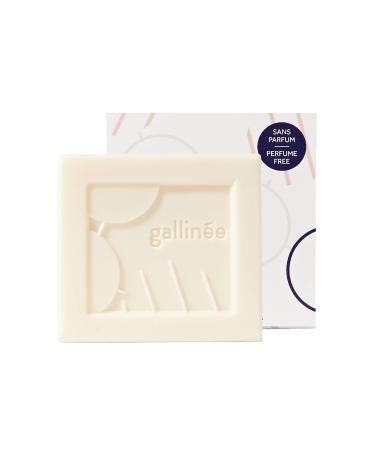 Gallin e Perfume Free Cleansing Bar - Ultra Soft Natural Cleansing Bar with Prebiotics and Lactic Acid  Perfect for Sensitive/Intimate Body Areas  100g Perfume-Free