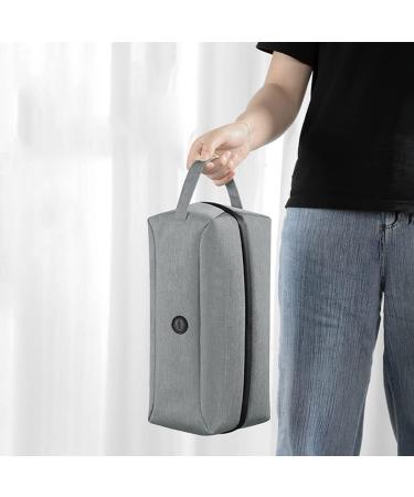 Levigo Large Capacity Nylon Hair Dryer Bag - Waterproof & Anti-Shock Travel Storage for Home & Travel - Light Grey - Buy Online on GoSupps.com