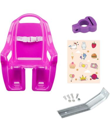 Avast Dolls Girls Bike Seat with DIY Unicorn Stickers - Perfect Children's Bicycle Gift Set in Violet - Buy Online on GoSupps.com