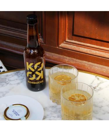 KOKO Kombucha - 12 bottles of 33cl (Ginger-Lemon) - Buy Online on GoSupps.com
