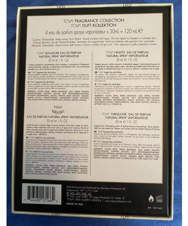 Tova Signature Perfume Fragrance Collection - 4 Piece Perfume Gift Set for Women 1 FL Oz. - Buy Online on GoSupps.com