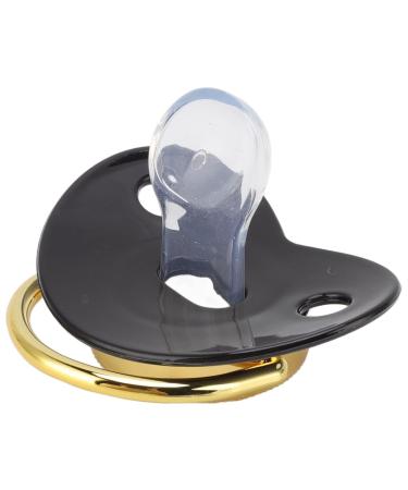 Silicone Baby Pacifier with Clips - Bling Pacifier for 6-18 Months - Black | International Shipping - Buy Online on GoSupps.com