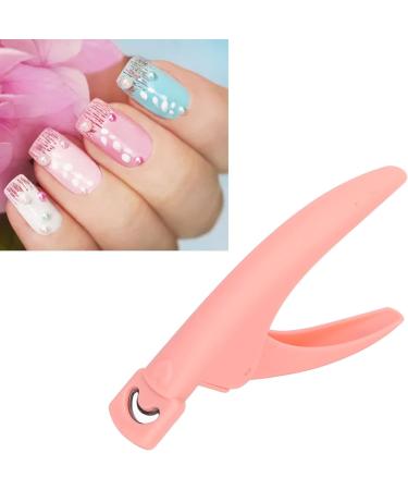 Professional Acrylic False Nail Clippers - Pink | Home Salon Nail Art Beauty Design - Buy Online on GoSupps.com