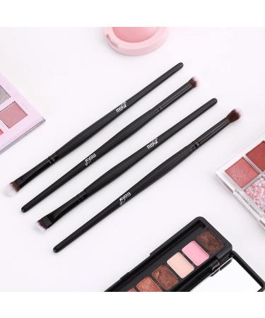 MSQ 4-Piece Eye Brush Set - Premium Eyeshadow Blending & Makeup Brushes for Flawless Application - Buy Online on GoSupps.com