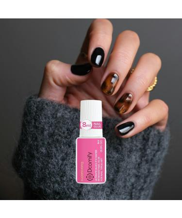 Nail Glue Super Strong - No More Nails Anti-Bacterial Gel Nail Glue Brush-On for False Nails Perfect For Acrylic Tips & Nail Repair Kit for Broken Natural Nails Extra Strength Formula. - Buy Online on GoSupps.com