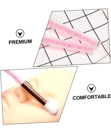 Angoily 2pcs Nose Brush Makeup Brush Cleaning Brush Blackhead Brush Eyeshadow Applicator Major Cleaner Miss - Buy Online on GoSupps.com