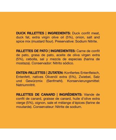 FoieGood - Duck Rillettes - Duck Confit Spread - Ideal for Appetizers - No Forced Feeding - 115 g Glass Jar - Buy Online on GoSupps.com