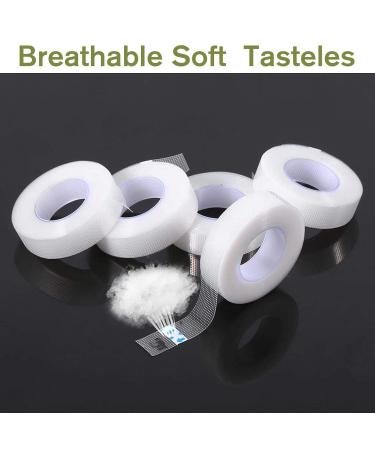 Roser Rose Eyelash Isolation Tape - 8 Roll Adhesive for Lash Extensions (0.5in x 9.8yds) - White Eyelash Band & Extension Tool - Buy Online on GoSupps.com