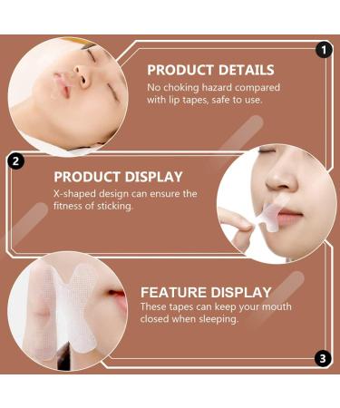 Healifty 30pcs Sleep Strips Mouth Tapes - Self Adhesive Anti Snoring Strips for Improved Nose Breathing - Buy Online on GoSupps.com