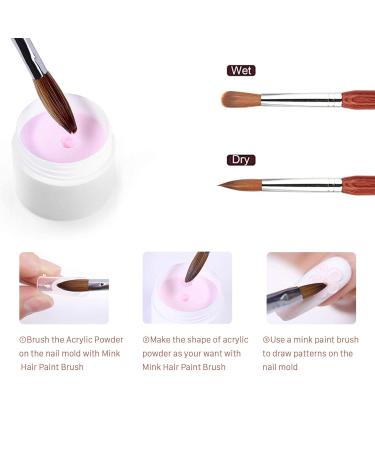 Buy 8# Sable Nail Brush - Premium Acrylic Brush for Nail Art & Manicure Design | International Shipping - Buy Online on GoSupps.com