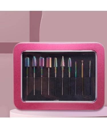 Beaupretty 1Set grinding head cuticle drill bit sanding bands Nail Polishing Tools manicure pedicure drill kit Manicure Drill Bits manicure kit Manicure Tool diamond Tungsten steel file head - Buy Online on GoSupps.com