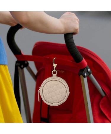 Eteslot Baby Silicon Pacifier Holder Case - Nipple Bag Cover with Carabiner for Strollers - Perfect for Outdoor Use - Buy Online on GoSupps.com