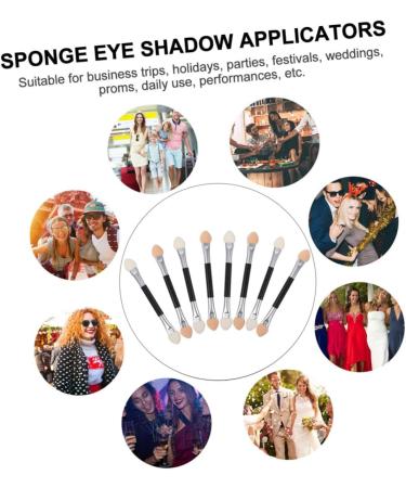 Beavorty 30pcs Eye Shadow Stick Makeup Gadgets Dual Ended Makeup Brush Lash Set Lip Gloss Brush Lip Balm Brush Sponge Eyeshadow Dual-side Eyeshadow Eyeshadow Applicator Girl - Buy Online on GoSupps.com