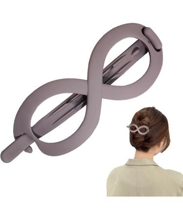 Shakven French Oval Hair Clips for Women Non Slip Bun Ponytail Holder Strong Hold Grip Hair Clips Closure Hairpin for Women Girls Styling Hair Accessories Gray - Buy Online on GoSupps.com