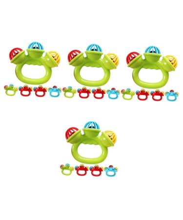 Ibasenice 20 STK handbell newborn toys bell toy for pets biting toys soothing toys grip plastic toddler