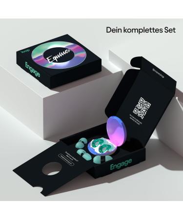 Loop Engage Equinox Earplugs | High-Quality Reusable Hearing Protection | Flexible Fit for Social Events Children's Education & Noise Sensitivity | SNR 16 dB - Buy Online on GoSupps.com
