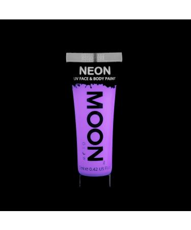 12ml Neon UV Face & Body Paint in Pastel Lilac - Moon Glow - Buy Online on GoSupps.com