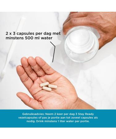 Pure for Men Original Stay Ready Fiber Supplement 60 Vegan Capsules Psyllium Fiber Aids Digestion Psyllium Fiber Chia Seeds Oat Fiber Proprietary Formula Oat Fiber 60 units Pack of 1 - Buy Online on GoSupps.com