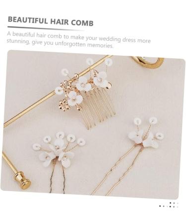Angoily 1 Set Bridal Hairpin Wedding Hair Accessories Wedding Hair Side Comb Rhinestone Hair Accessories Bridal Hair Accessories Women Hair Comb Rhinestones Women's Alloy Hair up - Buy Online on GoSupps.com