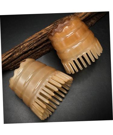 Tovinanna Horn Shampoo Massage Comb | Natural Hair Washing & Scalp Massager for Smoother Hair - Buy Online on GoSupps.com