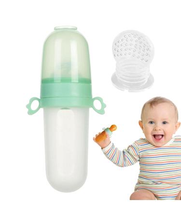 Baby Fruit Feeder - Soft Silicone Snack Pacifier & Massage Toy for Toddlers | Safe Easy to Use Green Design - Buy Online on GoSupps.com
