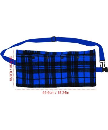 Rianpesn Bearded Dragon Travel Carrier - Breathable Sling Carrier with Adjustable Strap | Portable Crawl Pet Carrying Travel Bag Carrier for Small Reptile Chameleon Frog blue - Buy Online on GoSupps.com