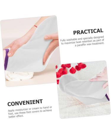 minkissy Wax Cover 1 Pair Foot Care Socks Nursing Socks Nourish Polyester Paraffin Bags Wax Bags - Buy Online on GoSupps.com