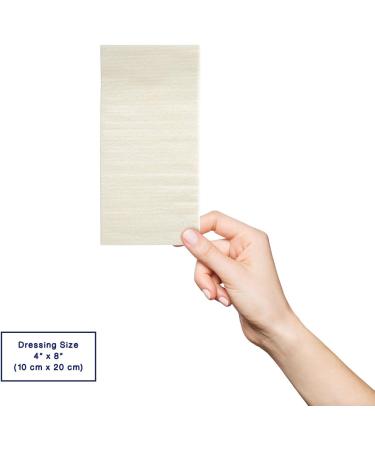 MedVance Alginate Calcium Dressing 4x8 - Box of 5 Dressings - 4x8 Inch (Pack of 5) - Buy Online on GoSupps.com