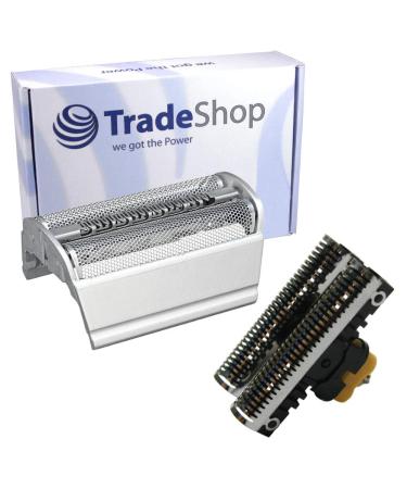 High -quality combination pack shear film + blade block for Braun Series 3 Contour/Sportive Flex XP/XP II Flex Integral/Ultra Speed and others