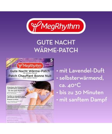 Megrhythm Advantage Set - 5 Warming Eye Masks & 5 Good Night Heat Neck Patches for Ultimate Relaxation | 2-Pack - Buy Online on GoSupps.com